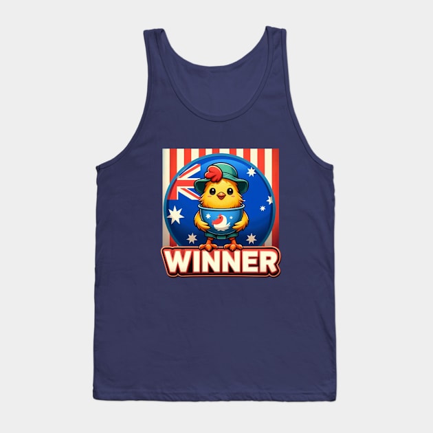 Winner Winner Chicken Dinner Tank Top by BukovskyART